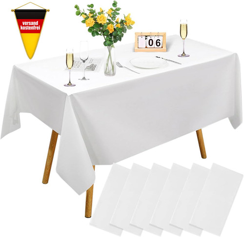 Stück weiße tischdecke - weiße,