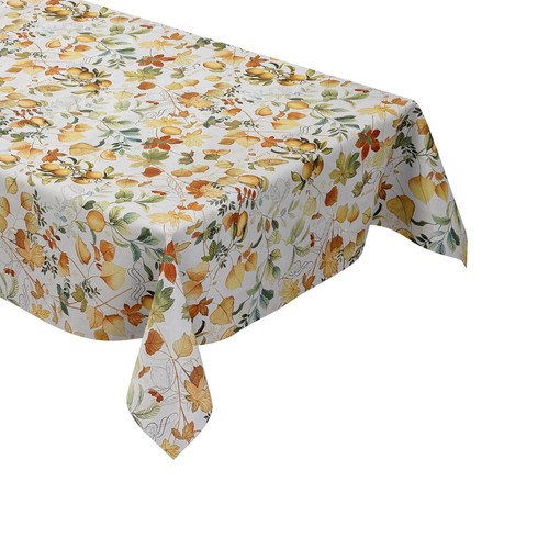 Wachstuch tischdecke laub - wachstuch,