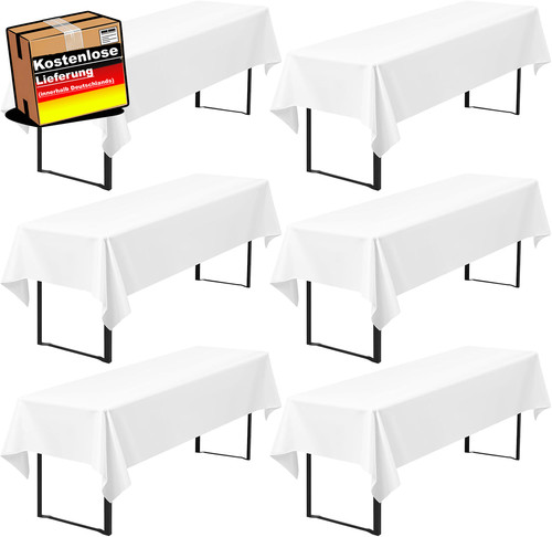Biertischdecke set stück - biertischdecke, 6