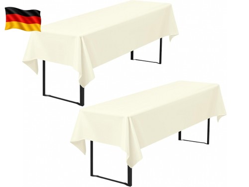 2er pack biertisch tischdecke - biertisch,